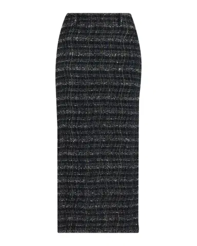 Missoni Paillette Wavy Check Tweed Midi Skirt | Thumbnail 1