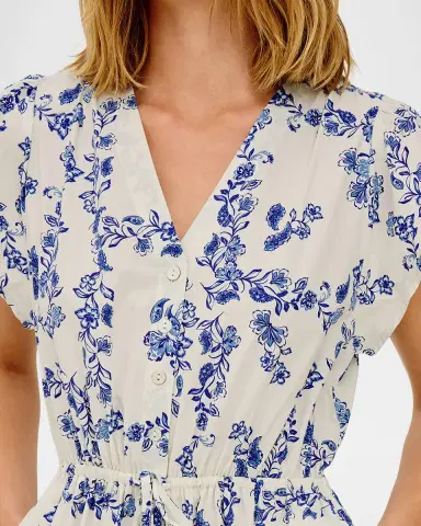 RAILS Roza Floral Cotton Midi Dress | Thumbnail 5 RAILS Roza Floral Cotton Midi Dress | Thumbnail 5