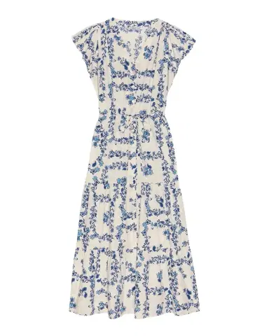 RAILS Roza Floral Cotton Midi Dress | Thumbnail 1 RAILS Roza Floral Cotton Midi Dress | Thumbnail 1