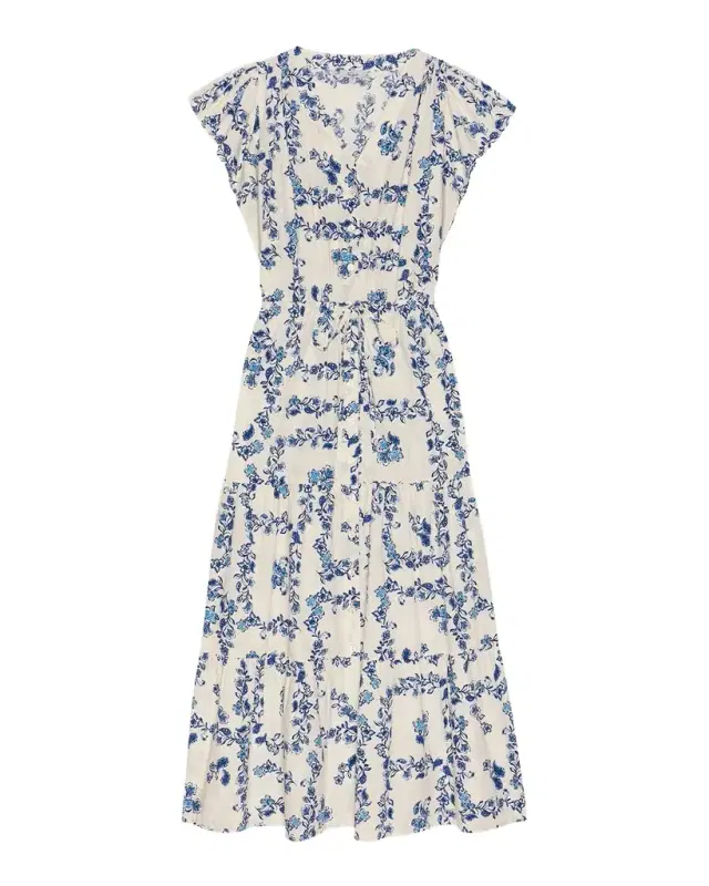 Rails Roza Floral Cotton Midi Dress