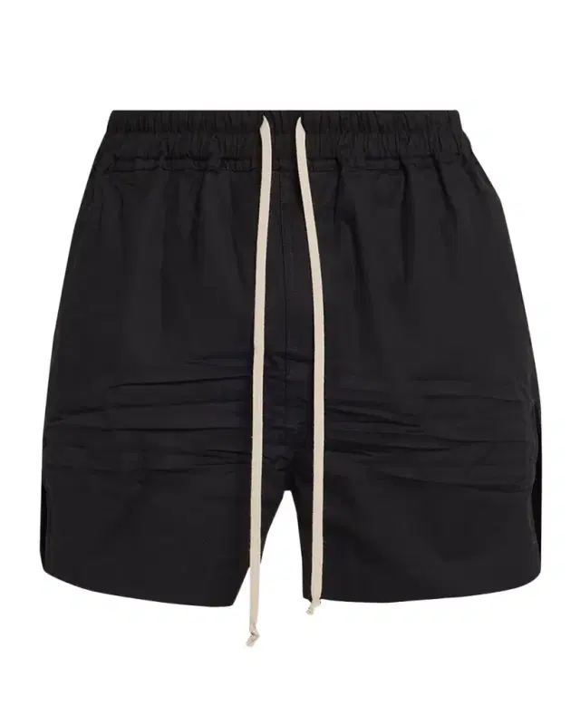 Rick Owens Men 's Cotton Maxi-Drawstring Shorts