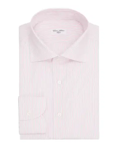 Cesare Attolini Men's Grid-Check Cotton Dress Shirt | Thumbnail 1 Cesare Attolini Men's Grid-Check Cotton Dress Shirt | Thumbnail 1