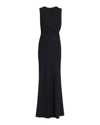 Chiara Boni La Petite Robe Frozy Sleeveless Draped Column Gown | Thumbnail 1