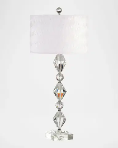 John-Richard Collection Regal 37" Crystal Buffet Lamp | Thumbnail 2