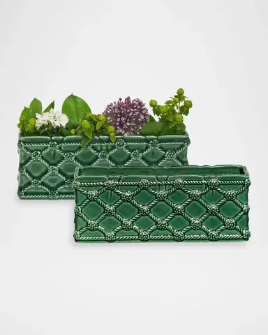 Juliska Berry & Thread Petite Parterre Garden Planters, Set of 2 | Thumbnail 2