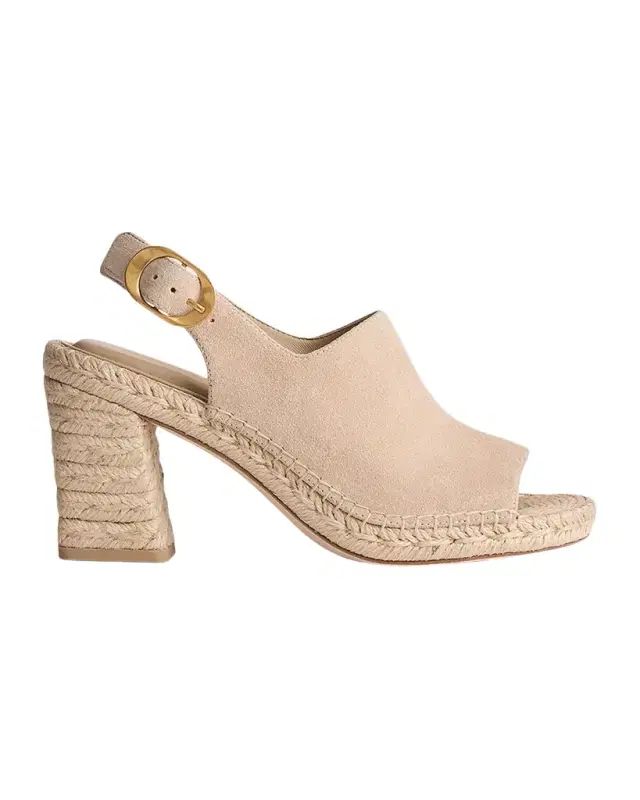 rag & bone 75mm Gigi Suede Espadrille Slingback Sandals