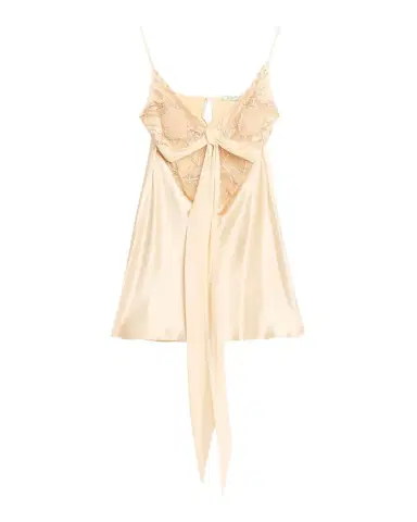 Wiederhoeft Blumen Embroidered Satin Mini Slip Dress | Thumbnail 1 Wiederhoeft Blumen Embroidered Satin Mini Slip Dress | Thumbnail 1