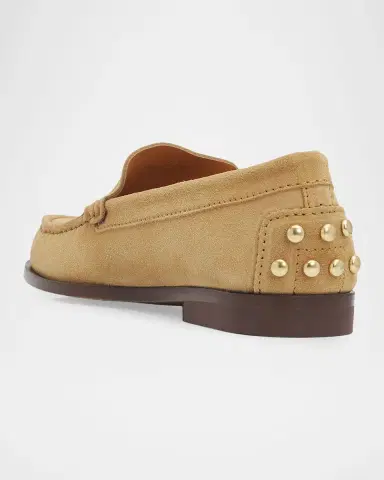Tod's Metal Dots Suede Loafers | Thumbnail 2
