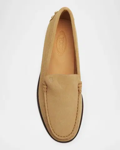 Tod's Metal Dots Suede Loafers | Thumbnail 4
