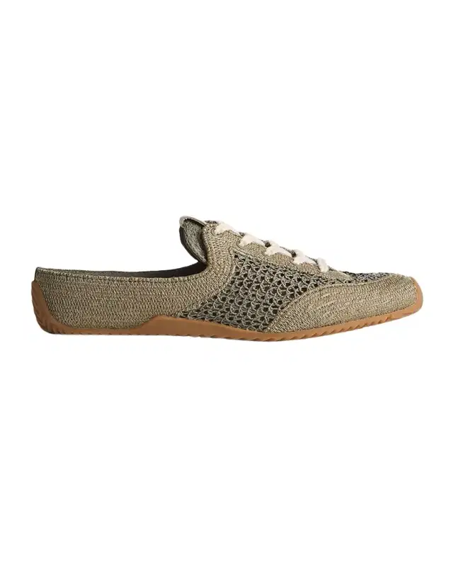 Rag & Bone Retro Runner Raffia Sneaker Mules
