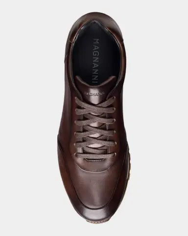Magnanni Men's Ibiza II Leather Low-Top Sneakers | Thumbnail 3