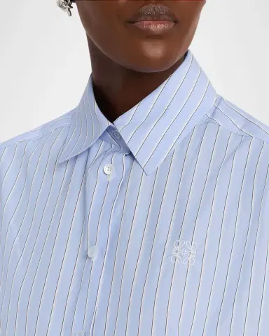 LOEWE x Paula's Ibiza Striped Cotton-Blend Sleeveless Top | Thumbnail 5