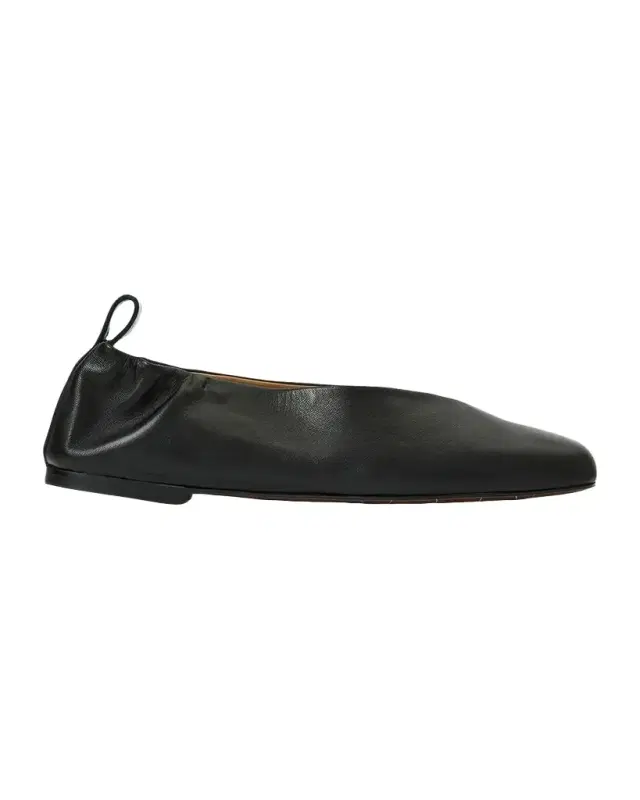 Aquatalia Clio Leather Ballerina Flats