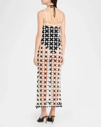 Ramy Brook Cleo Patterned Sheer Cover-Up Maxi-Dress | Thumbnail 3 Ramy Brook Cleo Patterned Sheer Cover-Up Maxi-Dress | Thumbnail 3
