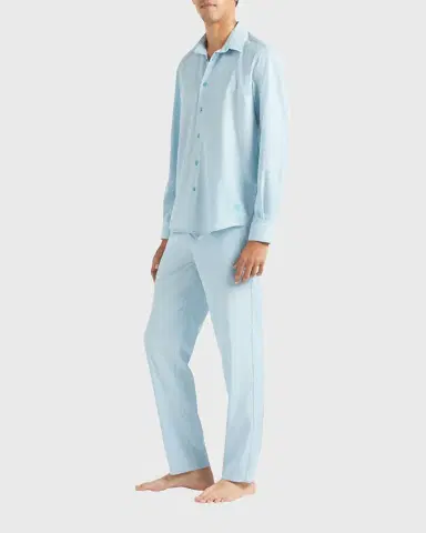 Vilebrequin Men 's Wool Micro Rayures Sport Shirt | Thumbnail 2 Vilebrequin Men 's Wool Micro Rayures Sport Shirt | Thumbnail 2
