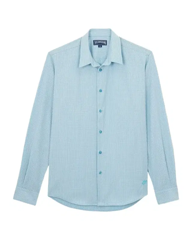Vilebrequin Men 's Wool Micro Rayures Sport Shirt