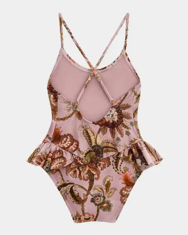 Zimmermann Aster Printed Frill One-Piece Swimsuit, Size 1-12 | Thumbnail 2 Zimmermann Aster Printed Frill One-Piece Swimsuit, Size 1-12 | Thumbnail 2