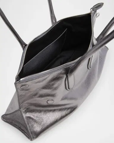 Alexander McQueen Manta Shoulder Bag in Metallic Leather | Thumbnail 4 Alexander McQueen Manta Shoulder Bag in Metallic Leather | Thumbnail 4