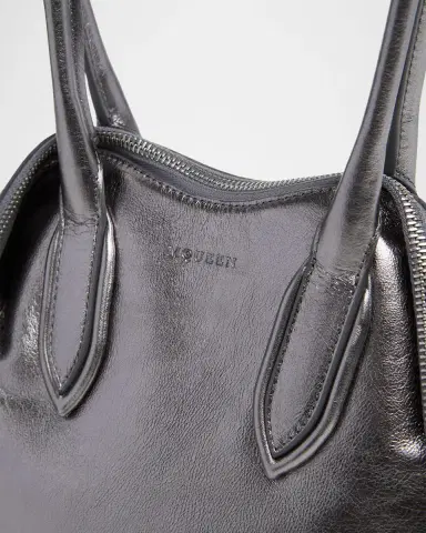 Alexander McQueen Manta Shoulder Bag in Metallic Leather | Thumbnail 6 Alexander McQueen Manta Shoulder Bag in Metallic Leather | Thumbnail 6