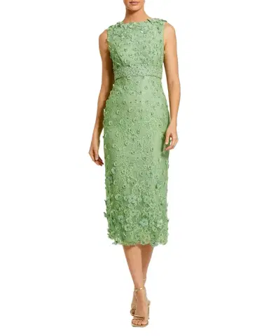 Mac Duggal Floral Beaded Sheath Dress | Thumbnail 1