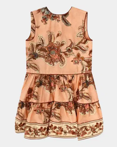 Zimmermann Girl's Aster Sleeveless Tiered Dress | Thumbnail 2