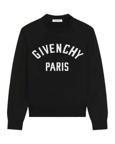 Givenchy Men's Logo Cotton-Blend Crewneck Sweater | Thumbnail 1