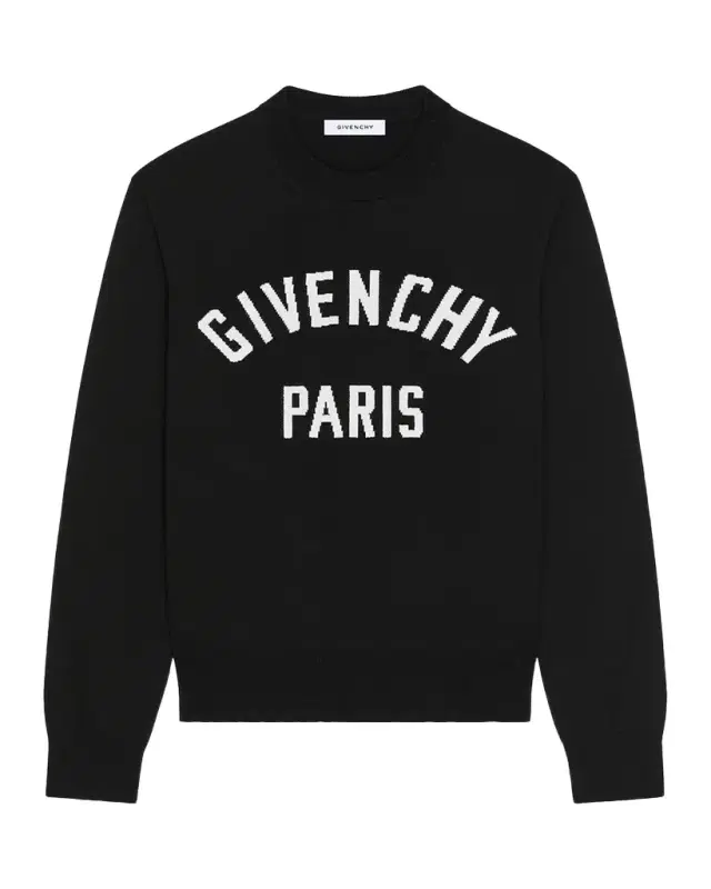 Men 's Logo Cotton-Blend Crewneck Sweater