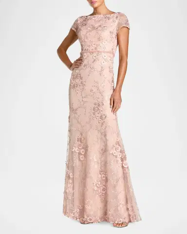 Mac Duggal Beaded & Embroidered Lace Gown | Thumbnail 2 Mac Duggal Beaded & Embroidered Lace Gown | Thumbnail 2