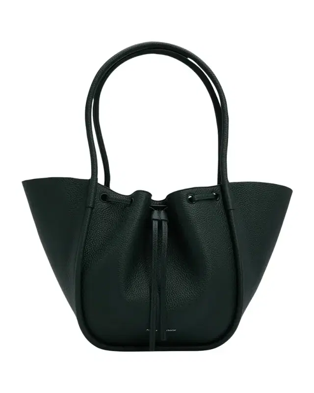 Proenza Schouler Large Ruched Pebbled Leather Tote Bag