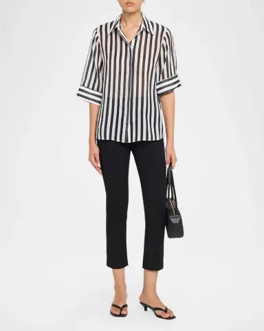 Kobi Halperin Jolie Striped Cotton Blouse | Thumbnail 2 Kobi Halperin Jolie Striped Cotton Blouse | Thumbnail 2