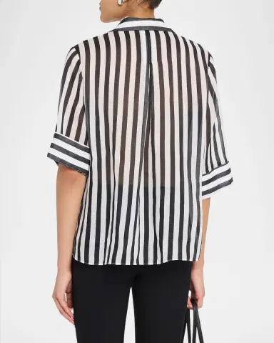 Kobi Halperin Jolie Striped Cotton Blouse | Thumbnail 3 Kobi Halperin Jolie Striped Cotton Blouse | Thumbnail 3