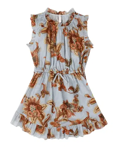 Zimmermann Girl's Aster Printed Flip Dress, Size 1-12 | Thumbnail 3