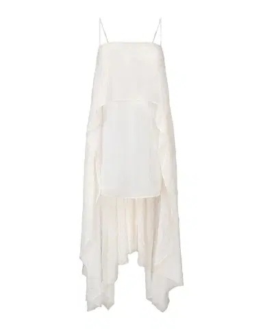 Staud Valencia Beaded Organza High-Low Dress | Thumbnail 1 Staud Valencia Beaded Organza High-Low Dress | Thumbnail 1
