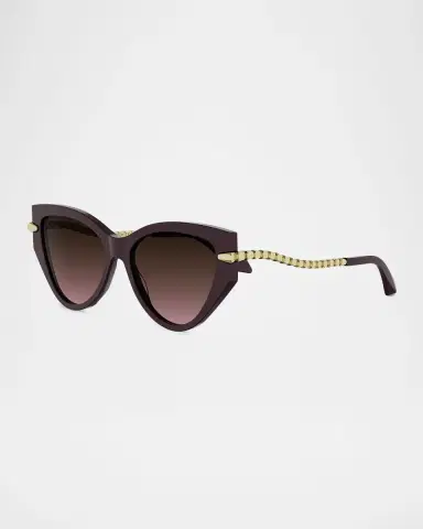 BVLGARI Serpenti 54mm Acetate Cat-Eye Sunglasses | Thumbnail 2