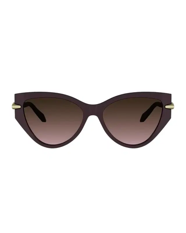 BVLGARI Serpenti 54mm Acetate Cat-Eye Sunglasses