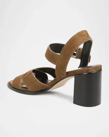 Vince 70mm Salma Suede Block-Heel Sandals | Thumbnail 3
