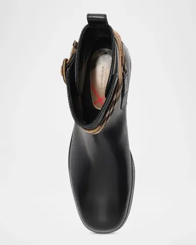 Burberry Huntley Leather Ankle Boots | Thumbnail 6 Burberry Huntley Leather Ankle Boots | Thumbnail 6