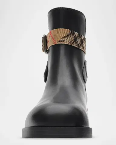 Burberry Huntley Leather Ankle Boots | Thumbnail 8 Burberry Huntley Leather Ankle Boots | Thumbnail 8