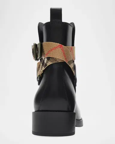 Burberry Huntley Leather Ankle Boots | Thumbnail 9 Burberry Huntley Leather Ankle Boots | Thumbnail 9