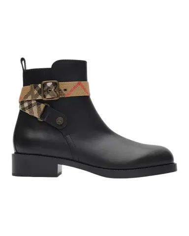Burberry Huntley Leather Ankle Boots | Thumbnail 1 Burberry Huntley Leather Ankle Boots | Thumbnail 1
