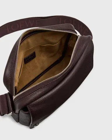 LOEWE Men's Medium Pebble Grained Calfskin Messenger Bag | Thumbnail 4 LOEWE Men's Medium Pebble Grained Calfskin Messenger Bag | Thumbnail 4