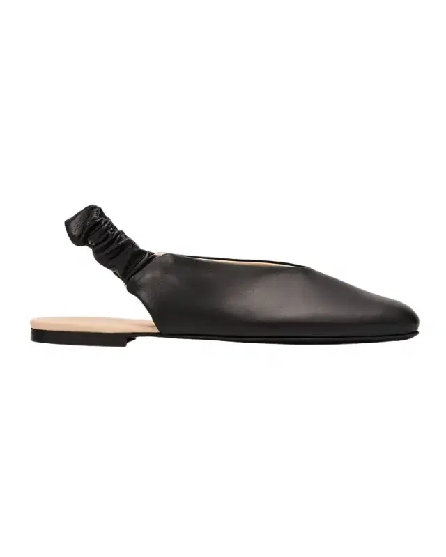 Glenn Leather Slingback Flats