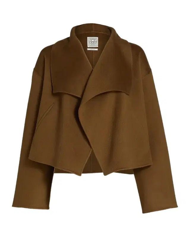 Signature Cropped Wool Double Jacket