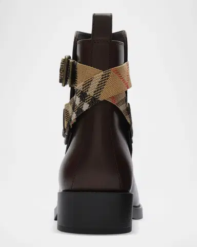 Burberry Huntley Leather Ankle Boots | Thumbnail 2 Burberry Huntley Leather Ankle Boots | Thumbnail 2