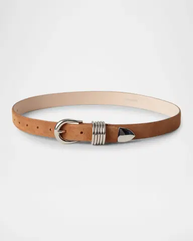 Déhanche Hollyhock Suede Belt | Thumbnail 3