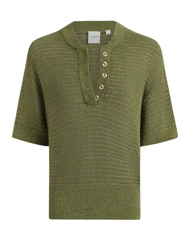 Varley Callie Open-Knit Top