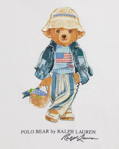 Polo Ralph Lauren Little Girl's & Girl's Polo Bear Cotton Jersey Tee | Thumbnail 3 Polo Ralph Lauren Little Girl's & Girl's Polo Bear Cotton Jersey Tee | Thumbnail 3