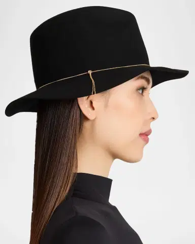 Eugenia Kim Sandy Wool Felt Fedora | Thumbnail 4 Eugenia Kim Sandy Wool Felt Fedora | Thumbnail 4