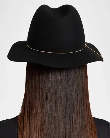 Eugenia Kim Sandy Wool Felt Fedora | Thumbnail 5 Eugenia Kim Sandy Wool Felt Fedora | Thumbnail 5