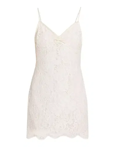 LoveShackFancy Petaline Lace Mini Dress | Thumbnail 1 LoveShackFancy Petaline Lace Mini Dress | Thumbnail 1